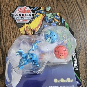 Bakugan Action Figures Blue and Red Playset